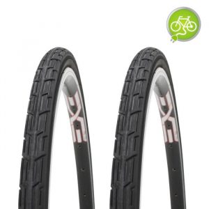 2x Pneu vélo électrique anti crevaison 700 x 28c = 28 x 1.1" (28-622) vae e-bike vélo vtt ville vtc pneus