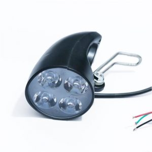 36V 48V Ebike Light Scooter Lampe à vélo électrique 4 LED phare avant ultra-lumineux