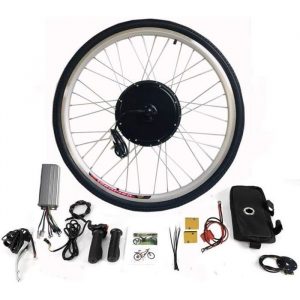 36V 500W 28" Kit de modification pour la roue arrière du vélo, kit de conversion de roue arrière Moteur arriere pour vélo électrique