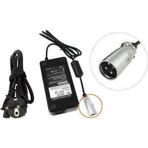 36V Chargeur 42V 1,35 A Batterie Lithium vélo électrique Chargeur pour Batterie Lithium 36V avec XLR 3 Broches Socket-connecteur