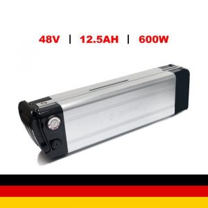 48V 12.5Ah 600Wh Silverfish Batterie pour vélo électrique professionnel au lithium-ion