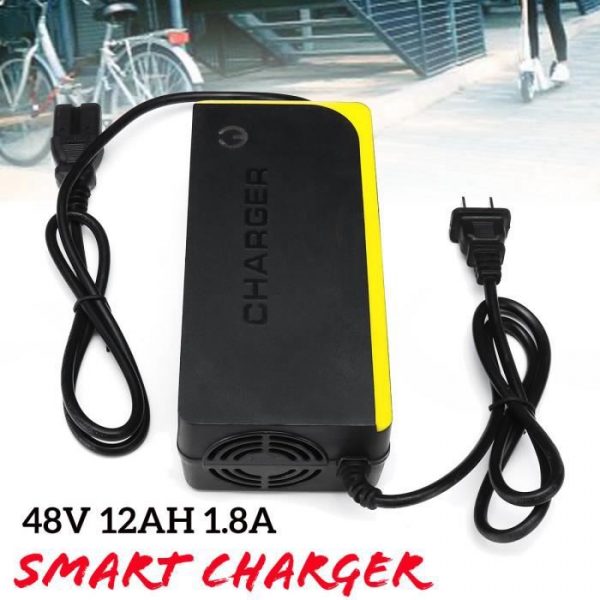 48V 12AH Chargeur de batterie plomb acide Pour Électrique Vélo Moto Scooter