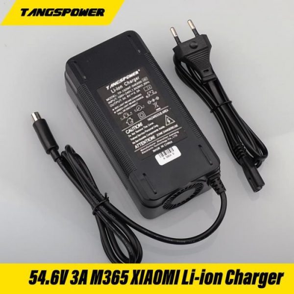 54.6V3A 8MM XIAOMI Li-ion chargeur de batterie pour 13S 48V vélo électrique chargeur de batterie au lithium i-walk Urban2 vélo élect