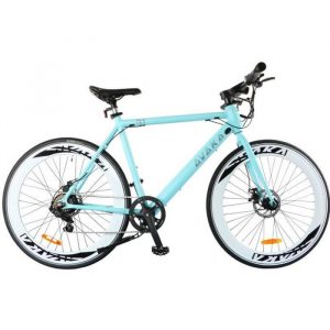 AVAKA R1 Vélo électrique de route 700C * 32C pouces VAE 250W Vélo électrique 36V 9Ah 7 Vitesses Autonomie 80km - Bleu