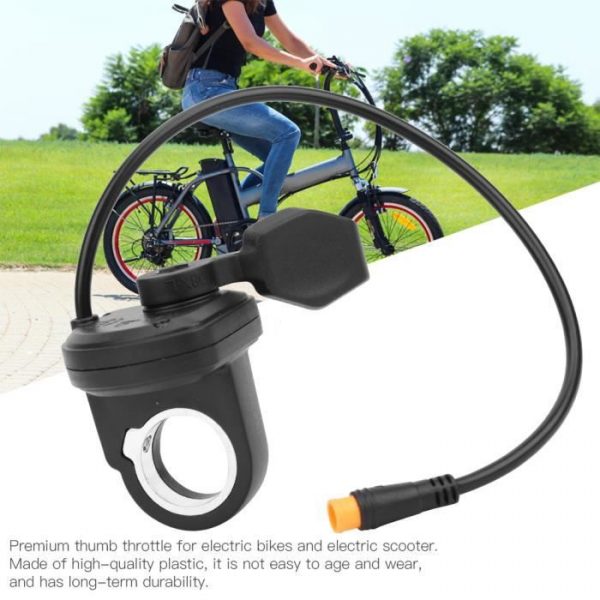 Accélérateur au pouce pour vélo électrique 108X / L, caractéristiques stables, accélérateur au pouce pour cyclistes