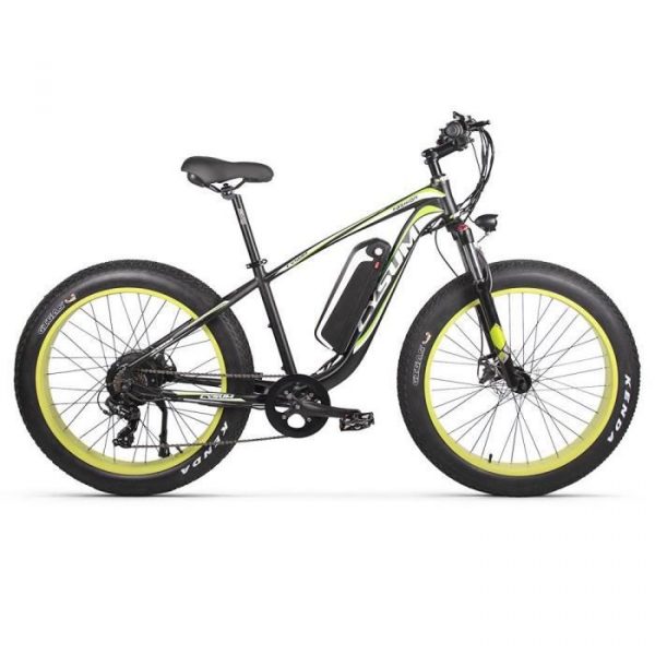 CYSUM M980 Vélo Électrique Fat Tire 26*4.0" 48V 1000W Moteur Brushless 17Ah Batterie Amovible pour Gamme 50-70
