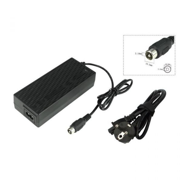 Chargeur 36V 2A pour vélo électrique Minerva HE-AL-EBK R53 C07 F 28'', 28''CM Alivio Anthracite D 49