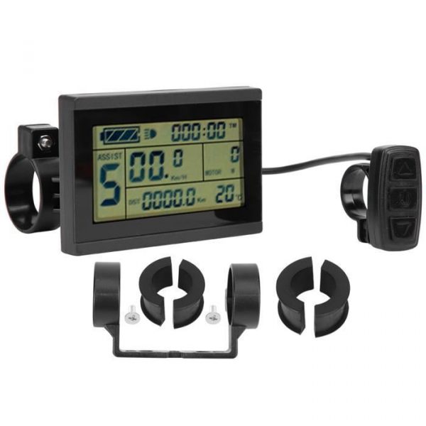 Compteur LCD E-Bike Instrument LCD Vélo en métal Vélos électriques pour Scooters