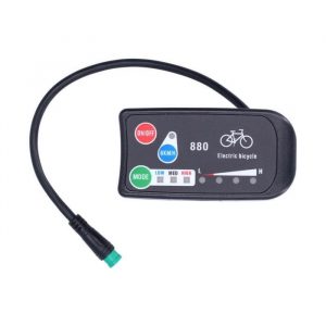 Compteur d'affichage de vélo électrique Affichage pour KT-LED880 de Vélo Électrique Indicateur d'Affichage de Vélo
