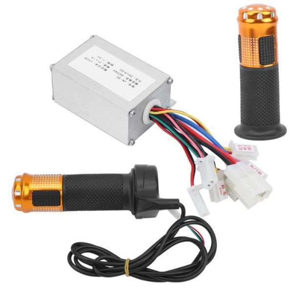 Contrôleur 24V 250W Contrôleur de vélo électrique de fabrication professionnelle, Kit de poignée d'accélérateur de