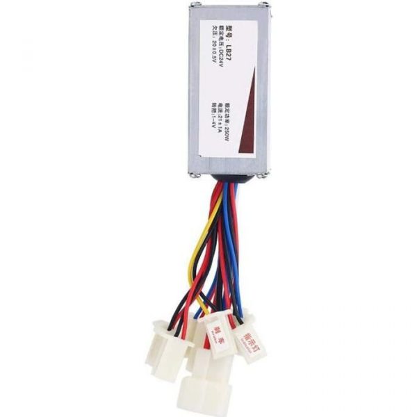 Contrôleur 24V Boîte de contrôleur brossée par moteur 24V 250W pour vélo électrique Scooter E-bike Blanc