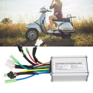 Contrôleur Rectangulaire 6 Tubes 36/48V KT-15A Toutes Têtes Normales Accessoire de Conversion de Vélo Électrique -NIM