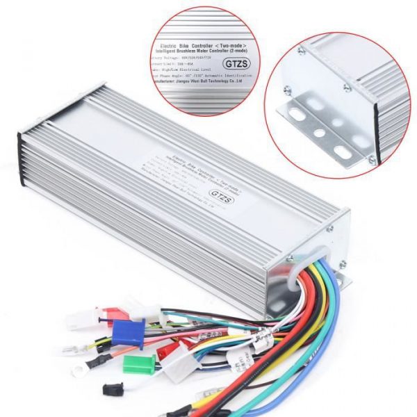 Contrôleur de brosses de moteur de vélo électrique pour Scooter électrique 48V 60V 64V 72V 1500W