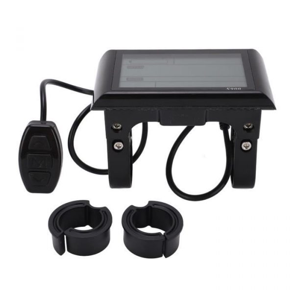 Dilwe Panneau d'affichage LCD pour vélo électrique 36V 48V vélo électrique LCD S900 panneau de commande d'affichage compteur