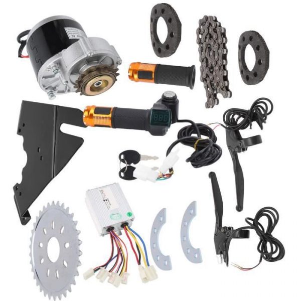 Dioche Kit de contrôleur de moteur de vélo Kit de Contrôleur de Moteur de Brosse de Vélo Électrique 36V 350W pour 22-28po
