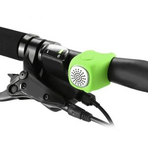 Dioche Klaxon électrique de vélo Klaxon Électrique de Guidon de Vélo de Montagne Sonnerie Alarme pour Cyclisme (Vert)