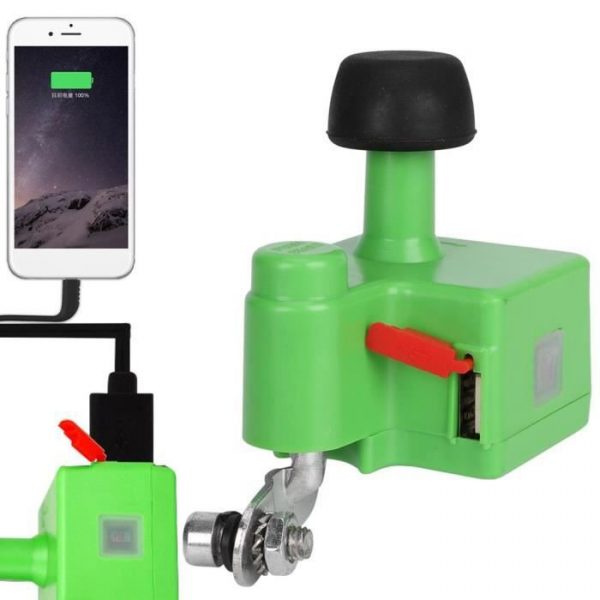 Duokon Générateur de vélos Générateur de vélo électrique de vélo de montagne à la mode compact de charge de téléphone