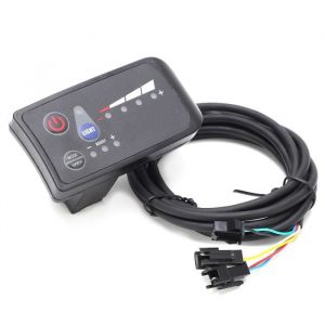 EJ.life Contrôleur de compteur d'affichage à LED de vélo Panneau de commande de vélo électrique 24V Affichage de puissance LED
