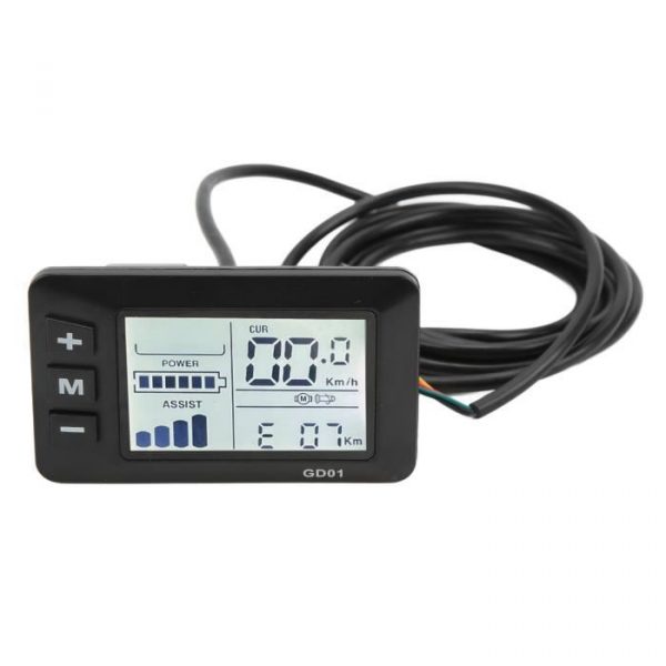 EJ.life panneau de compteur d'affichage de vélo électrique Affichage de vélo électrique LCD mètre vélo batterie au Lithium