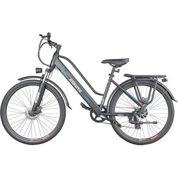 ESKUTE Wayfarer Vélo électrique E-City Bike 250W Moteur, Batterie 10Ah, Autonomie de 65 Miles