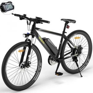 Eleglide M1 Plus VTT Électrique Vélo Électrique, Moteur 250 W 36 V, Batterie Amovible 12,5 Ah, 27,5 Pouces, 21 Vitesses Max