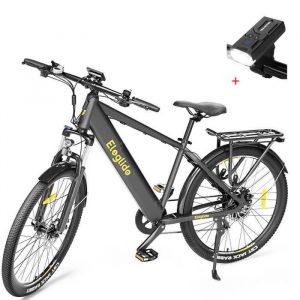 Eleglide T1 VTT Électrique, Vélo Électrique, 250W 36V Moteur, 12.5Ah Batterie Amovible, 27.5 Pouces, Vitesse Shimano 7 Vitesses, Max