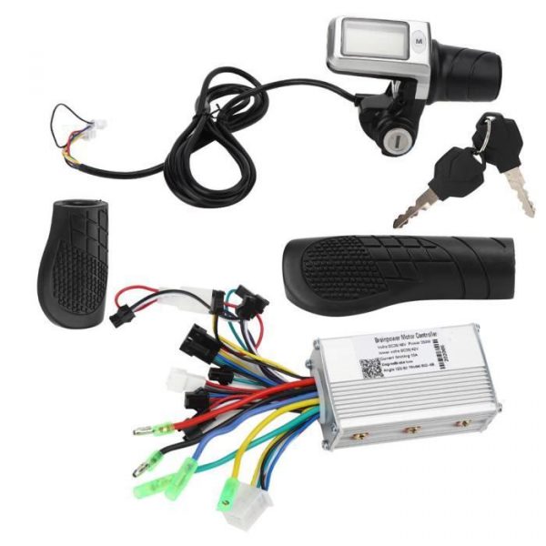 Ensemble de compteur de contrôleur de vélo électrique, accessoire de scooter électrique, accessoire de vélo électrique robuste