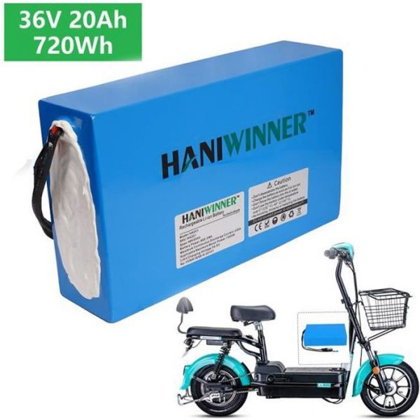 Étanche HA225-1 36V 20Ah 720W batterie rechargeable Pack E vélo Akku pour vélo électrique