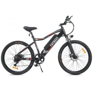 F100 VTT Electrique 26", 33km/h Max, 48V, 350W, 11.6Ah, Vélo électrique Shimano 7 vitesses, E-Bike - Noir
