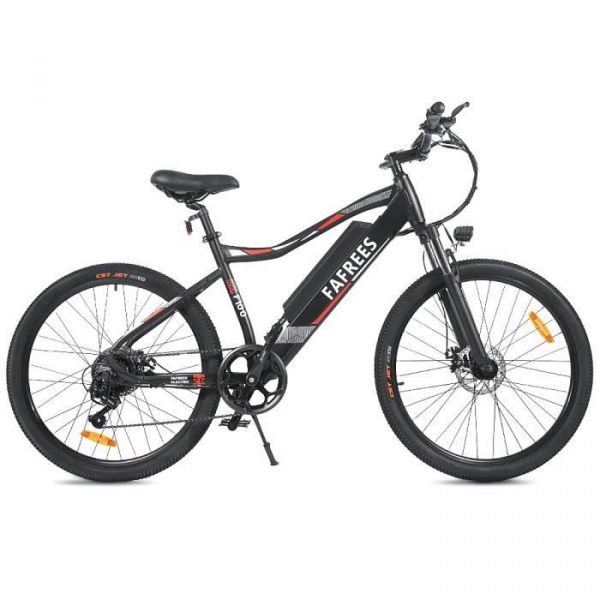 F100 VTT Electrique 26", 33km/h Max, 48V, 350W, 11.6Ah, Vélo électrique Shimano 7 vitesses, E-Bike - Noir