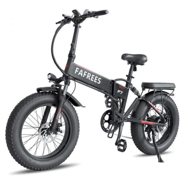 FAFREES F7 Vélo Electrique Pliant 20", VTT électrique 750W, 48V 10Ah, 35km/h, Autonomie 35-90km, 7 Vitesses