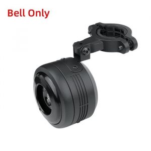 FDG118BKL -Sonnette électrique pour vélo, recharge USB 125db, klaxon de trompette, Anti vol en option, alarme et télécommande