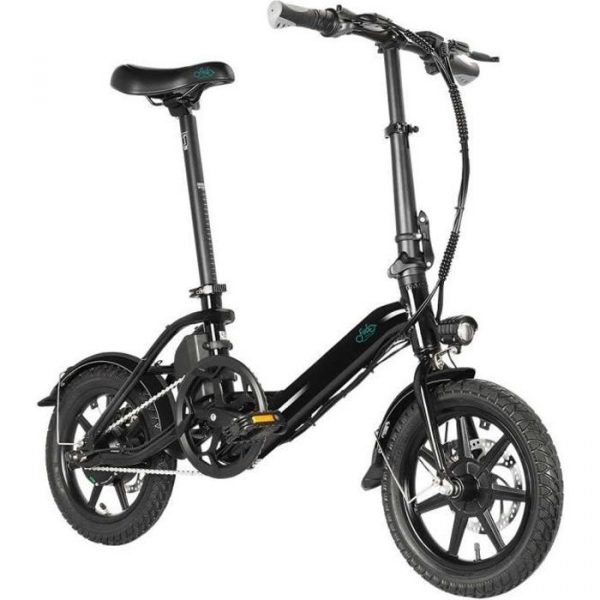 FIIDO D3 Pro Vélo Électrique Pliant, Cyclomoteur, 14 Pouces, Vélo de Ville, Max 25km/h, Trois Modes de Conduite, 7.5Ah Lithium