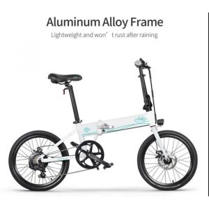 FIIDO D4S Cyclomoteur Pliant Vélo Électrique Shimano 6 Vitesses Pneus 20 Pouces Moteur 250W Max 25km/h 10.4Ah - BLANC