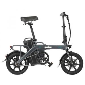 FIIDO L3 Vélo Cyclomoteur Électrique Pliant Vélo de Ville Vélo de Banlieue 48V 350W 23.2Ah Batterie au Lithium 14 Pouces Max 25km/h