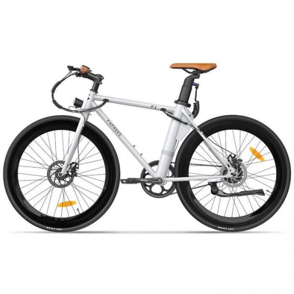 Fafrees F1 Vélo électrique 700C*28C Roue, 250W Moteur, 36V 8.7Ah Batterie, Vélo de Route 25km/h max, Blanc