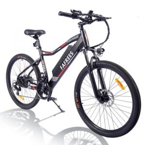 Fafrees F100, Vélo électrique 26", 350W, 33km/h Max, 48V 11.6Ah, 7 Vitesses, VTT - Noir