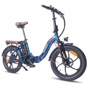 Fafrees F20 Pro Vélo électrique 20" 250W Moteur 36V 18Ah Batterie 25km/h Autonomie 70-150km Vélo électrique plaint - Bleu Brillant