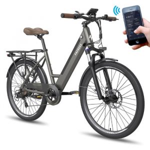 Fafrees F26 Pro Vélo électrique 26", 36V 250W, 10Ah Batterie, VAE Shimano 7 Vitesses, E-bike Adulte - Noir