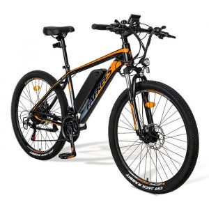 Fafrees HAILONG-ONE, Vélo électrique 26 Pouces, 250W Moteur, 36V 10Ah Batterie, Shimano 21 Vitesses, Support APP - Noir