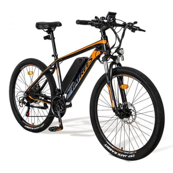 Fafrees HAILONG-ONE, Vélo électrique 26 Pouces, 250W Moteur, 36V 10Ah Batterie, Shimano 21 Vitesses, Support APP - Noir