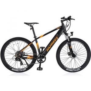 Fafrees KRE27.5 Vélo électrique 27" VAE 250W 36V 10Ah 25km-h 7 Vitesses VTT électrique Noir Orange