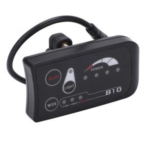 Fdit Panneau de commande d'affichage à LED étanche Panneau de commande d'affichage à LED de vélo électrique 36V 48V S810