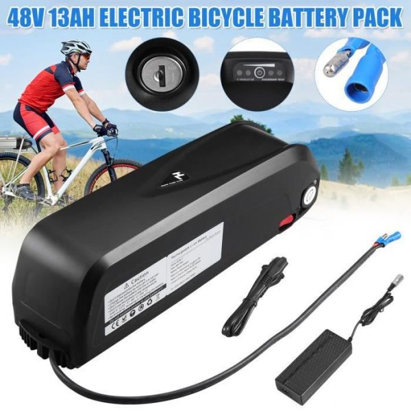 HA193 Batterie de vélo électrique 48V 13Ah Kit De Conversion 624Wh Hailong Batterie Lithium-ION E-Bike avec Chargeur