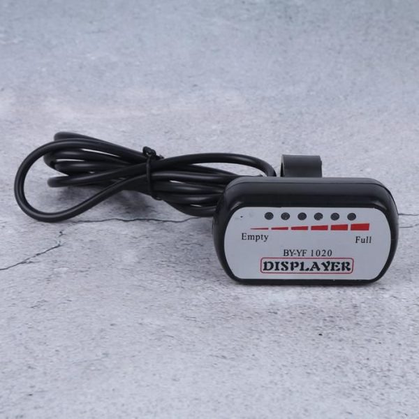 Indicateur de batterie électrique, léger 24V vélo électrique durable indicateur de batterie de vélo de montagne affichage de la