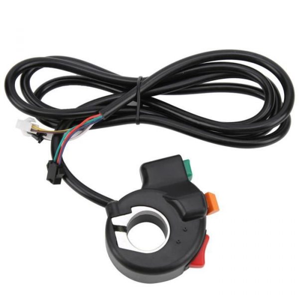 Interrupteur moto 3 en 1 Interrupteur de vélo électrique de moto 3 en 1 pour phare de lumière clignotante pour guidon de 22,5 mm
