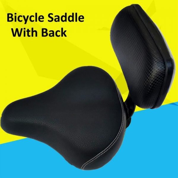 KUNSISI- Taille UNE Selle avant universelle de vélo avec Support de dossier, accessoires de bicyclette pour véhicule électrique