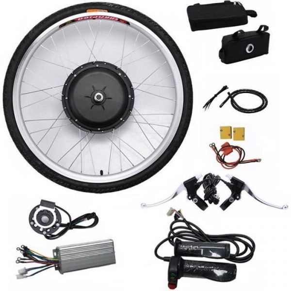 Kit de conversion de roue avant de vélo électrique de 26 pouces 36V Kit de conversion de roue avant de vélo électrique