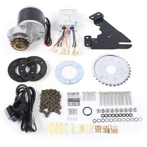 Kit de conversion de vélo électrique 350 W 24 V/36 V - Kit de conversion pour vélo électrique