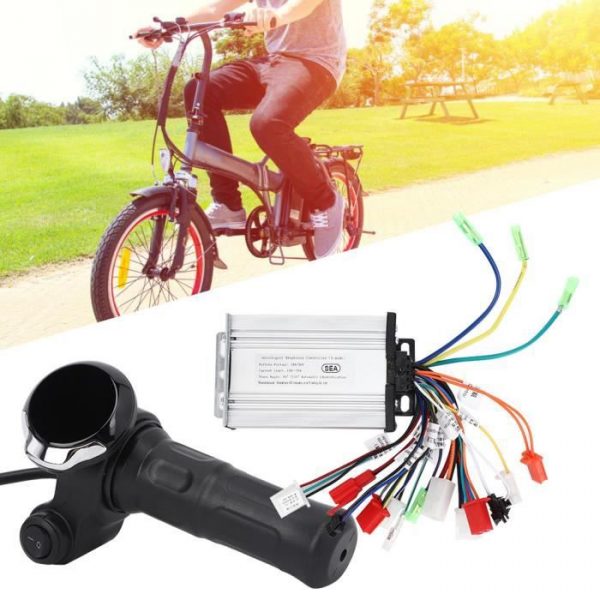 Poignée d'accélérateur de vélo électrique(Matériau: Métal + Plastique ) -COU